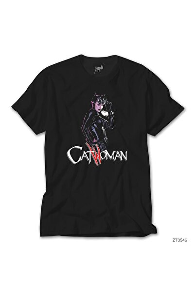 WAKHA Μαύρο μπλουζάκι Catwoman