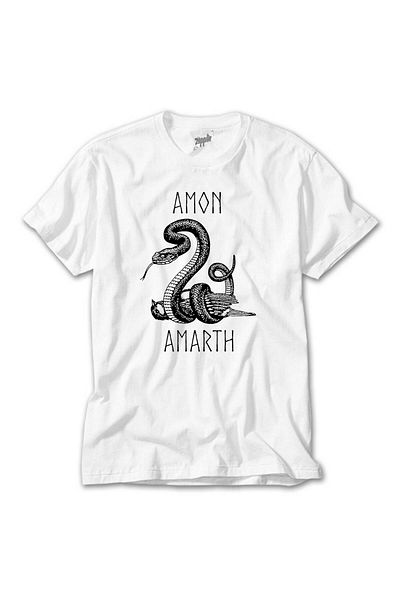 CrowsGate Amon Amarh Snake White T-Shirt