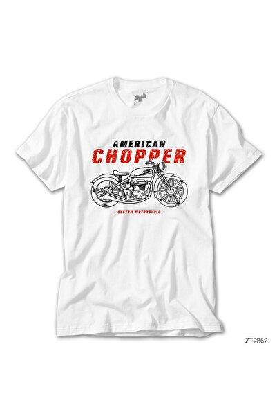 WAKHA تي شيرت أبيض من American Chopper