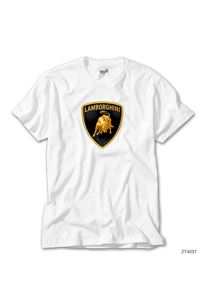 CrowsGate Lamborghini Classic White T-Shirt