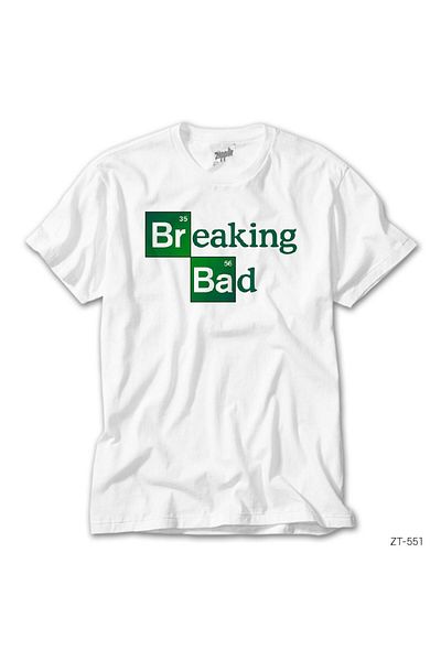 CrowsGate Breaking Bad Classic White T-Shirt