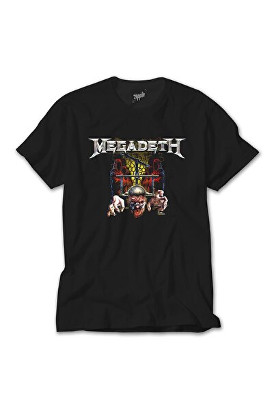 Generic Brand Megadeth Puppet Black T-Shirt