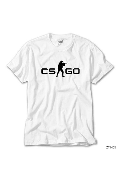 CrowsGate Counter Strike Csgo Logo White T-Shirt