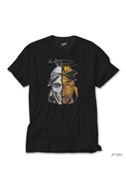 WAKHA توباك شاكور جمجمة تي شيرت أسود