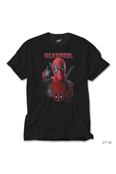 Genel Markalar Deadpool Siyah Tişört