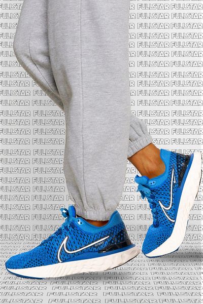 Nike Black and Blue Infinity React Run Flyknit 3 Running Shoes