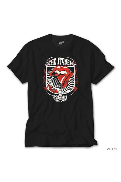 CrowsGate The Rolling Stones Black T-Shirt