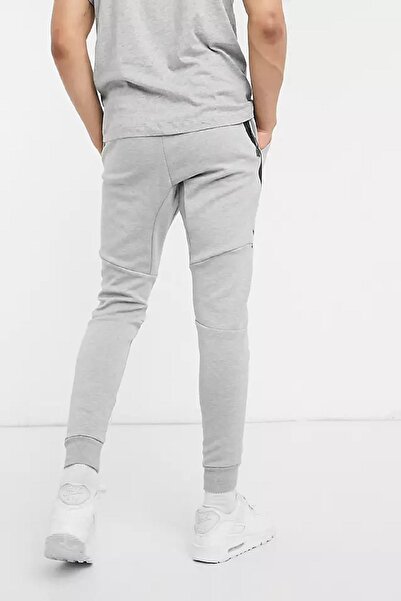 Nike Tech Fleece Joggers In Grey Erkek Eşofman Altı Dar Kesim Gri
