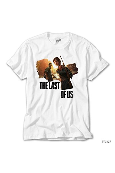 Generic Brand Λευκό μπλουζάκι The Last of Us Escape