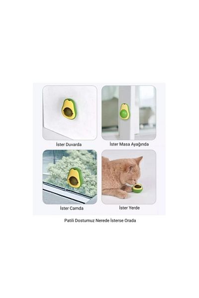 SalMall Avocado Catnip Play Ball