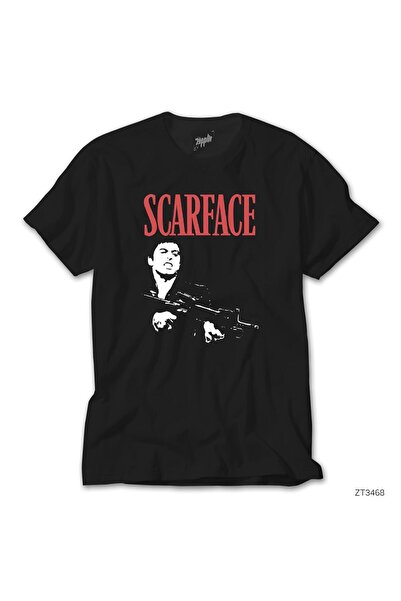 WAKHA Tricou negru Scarface
