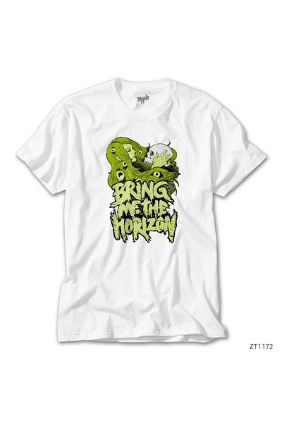 CrowsGate Bring Me The Horizon Love Skull White T-Shirt