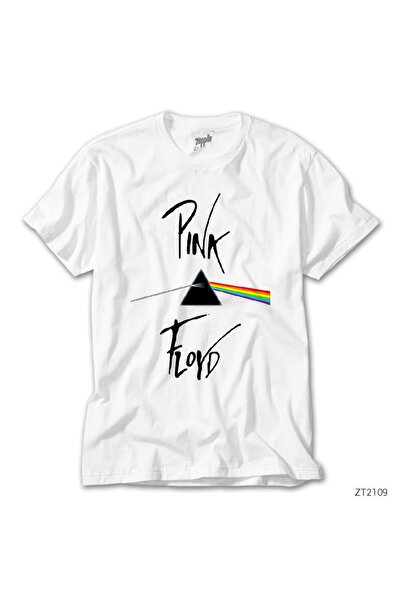 WAKHA Tricou alb Pink Floyd Dark Side of Moon