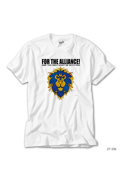 CrowsGate World of Warcraft Alliance White T-Shirt