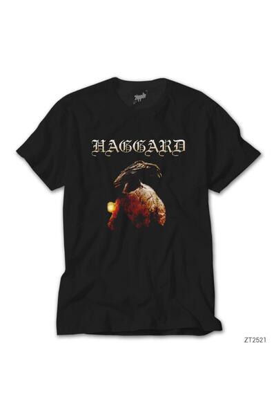 WAKHA Tricou negru Haggard Crow