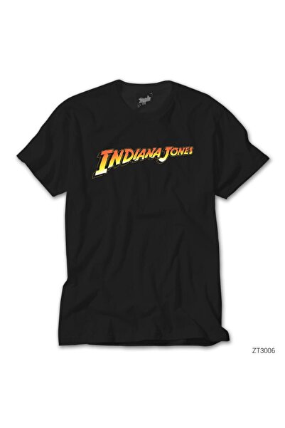 WAKHA Μαύρο μπλουζάκι Indiana Jones