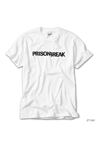 WAKHA تي شيرت أبيض بريزون بريك
