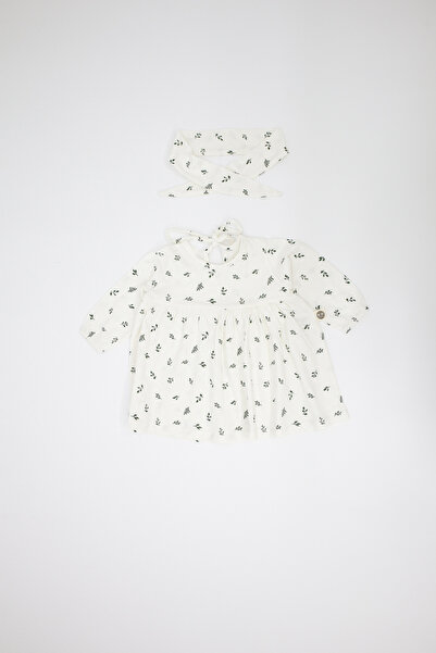 rg kidsstore Baby Natural Printed Patterned Dress