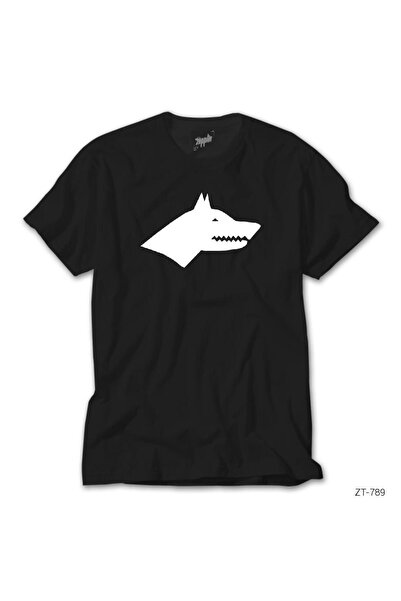 WAKHA Μπλουζάκι Göktürk Kurt Μαύρο 5XL