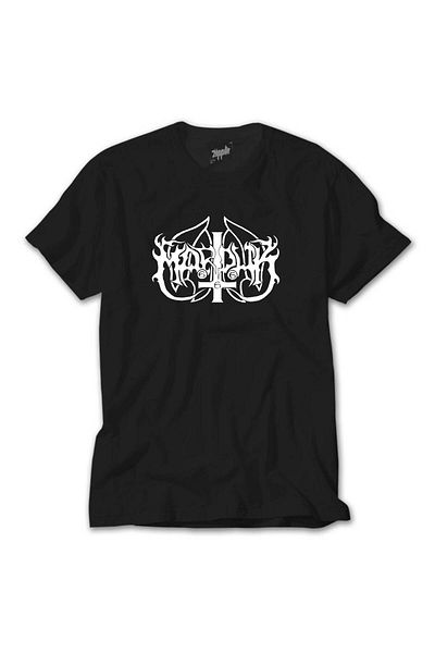 Z zepplin Marduk Logo 2 Black T-shirt