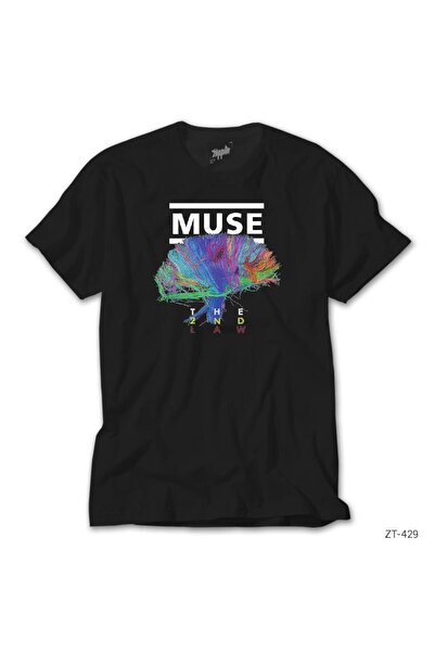 Generic Brand Tricou negru Muse The 2nd Law 2XL