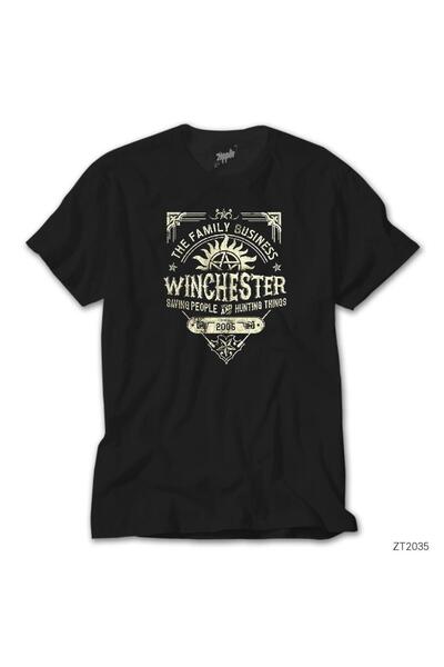 WAKHA Supernatural A Very Winchester Black T-Shirt