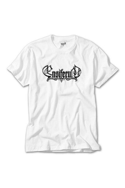 CrowsGate Ensiferum Logo White T-Shirt