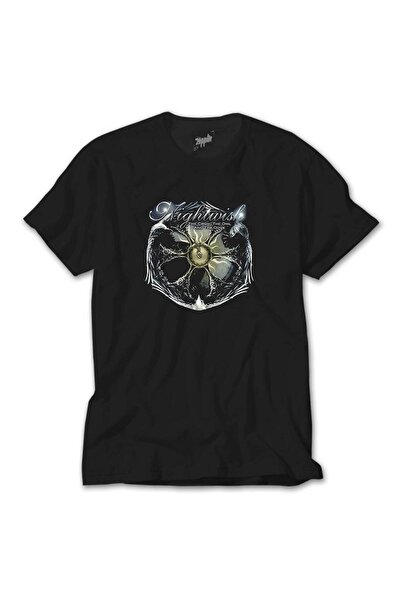 Lunas Glow Tricou negru Nightwish The Crow The Owl