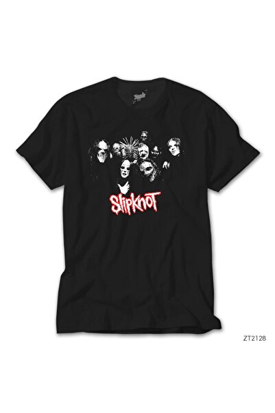 WAKHA Tricou negru Slipknot Halloween