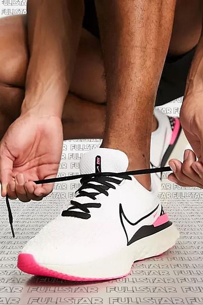 Nike Infinity React Run Flyknit 3 - Men's Running Shoes White