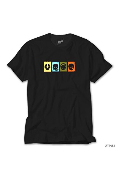 WAKHA Avatar: Ultimul Stăpân al Aerului Cărți de joc Tricou Negru