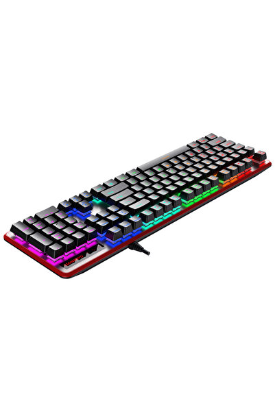 Havit Gamenote KB870L RGB Backlit Gaming Mekanik Klavye Blue Switch Siyah Klavye