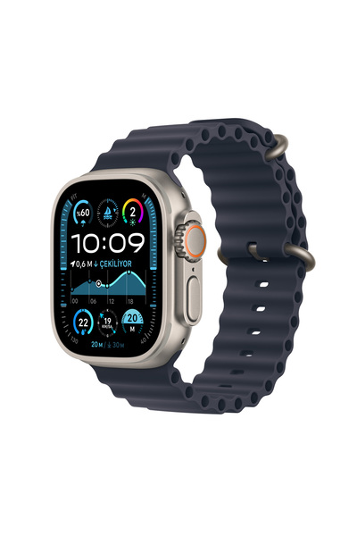 Apple Watch Ultra 2 GPS + Cellular 49mm Natürel Titanyum Kasa + Bulut Mavisi ...