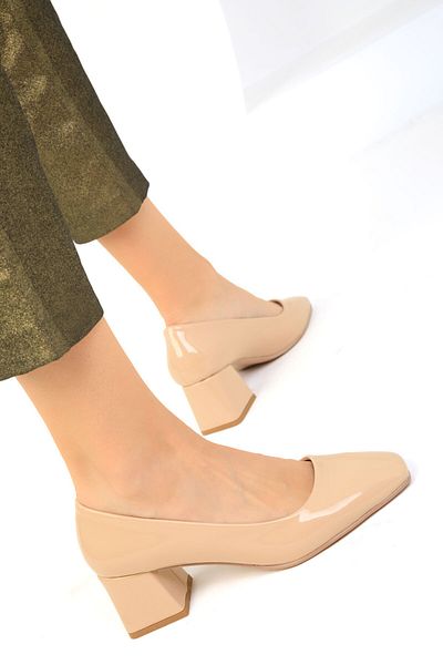 SOHO Patent Leather Women's Classic Heeled Shoes - Ten 19671