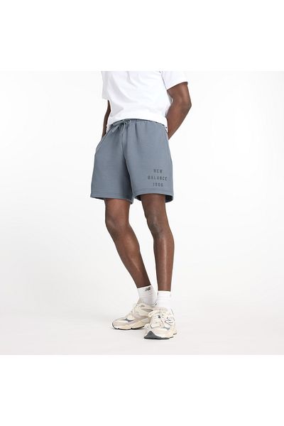 New Balance Men's Gray Sports Shorts - Ms41569