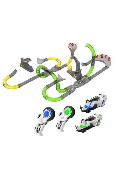 TOYFEST حلقة Silverlit Exost - مجموعة سباقات القتال المزدوجة