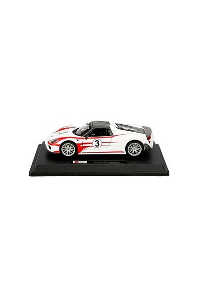 TOYFEST سيارة بوريجو 1:24 بورش 918 سبايدر موديل 18-28009