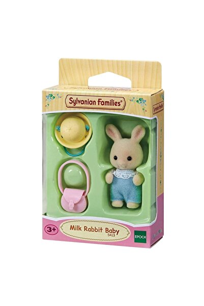 SYLVANIAN FAMILIES EPOCH Milk Rabbit Baby Doll, 5413 - Bunny Themed Baby Doll...