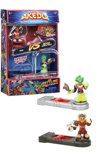 Beyaz At Akedo 2-pack? Figure Pack Axel Vs Epic Miss Slither S1