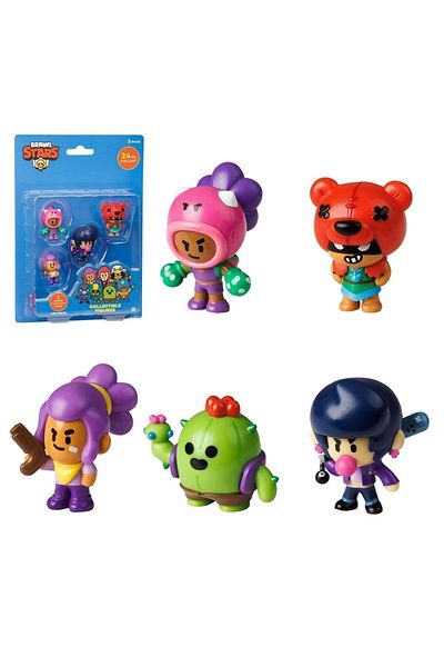 TOYFEST مجموعة نماذج مجسمة مكونة من 5 قطع من Brawl Stars - 1 Pmı-brw2040