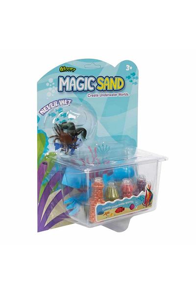 TOYFEST مجموعة رمل ماجيك جلوبي - غير قابلة للرطوبة