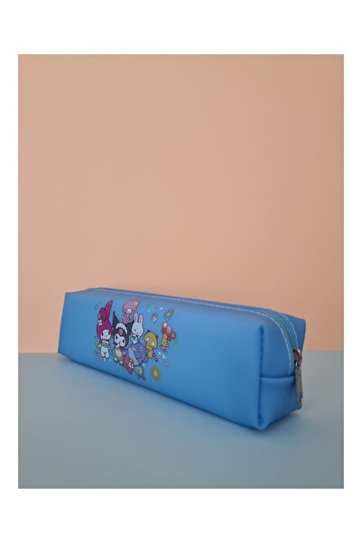 TOYFEST Suport pentru stilou din silicon moale cu figurine Kuromi My Melody Hello Kitty Cinnamoroll - Albastru