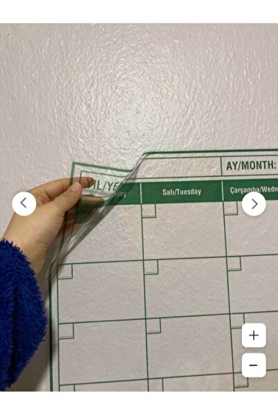 TOYFEST 85x56 cm Monthly Schedule Planner Calendar - Self-Magnetic Adhesive on the Wall
