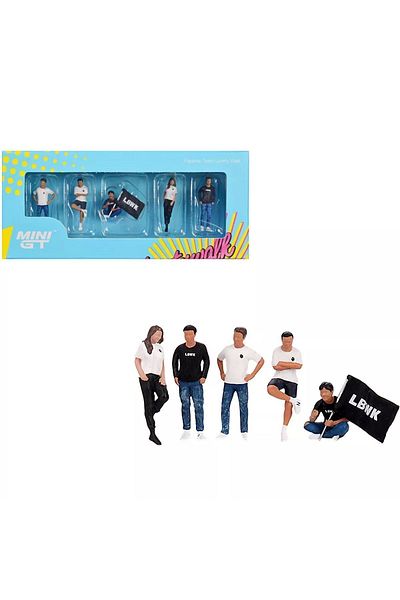 TOYFEST شخصية Mini GT 1:64 فريق ليبرتي واك