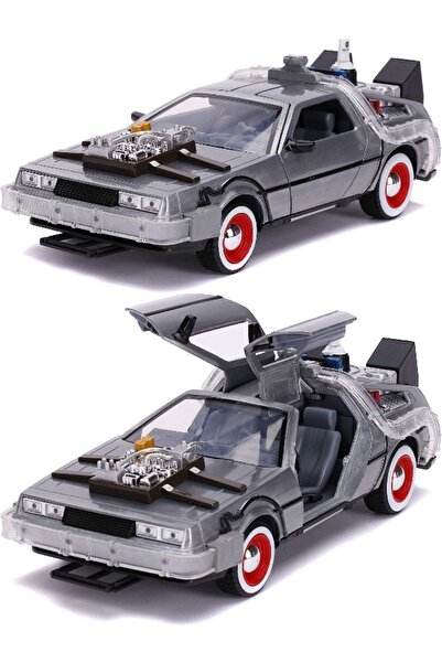 TOYFEST Back to the Future 3 - Time Machine Time Machine Die - Cast Metal Car 1:24