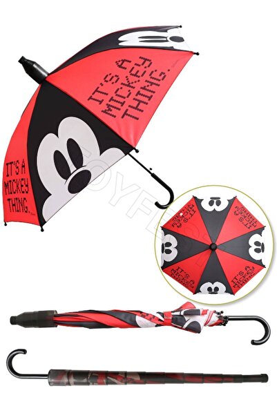 TOYFEST Mickey Mouse by Mickey PVC Koruma Kılıflı Çocuk Şemsiyesi - 3 - 12 Ya...