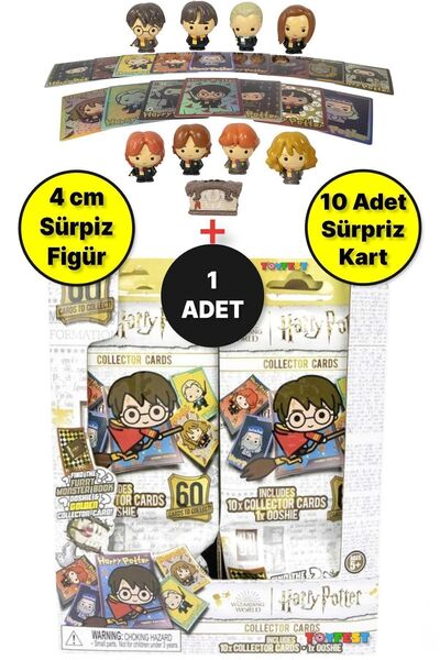 TOYFEST Ooshies Harry Potter Sürpriz Figür Ve Koleksiyon Kartları - 4 Cm Figü...