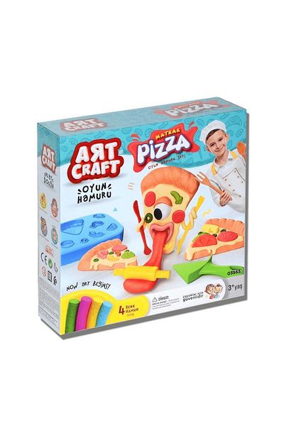 TOYFEST مجموعة عجينة لعب البيتزا