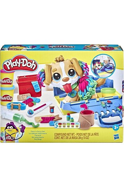 Play Doh Care'n Carry Vet Oyun Hamur Seti
