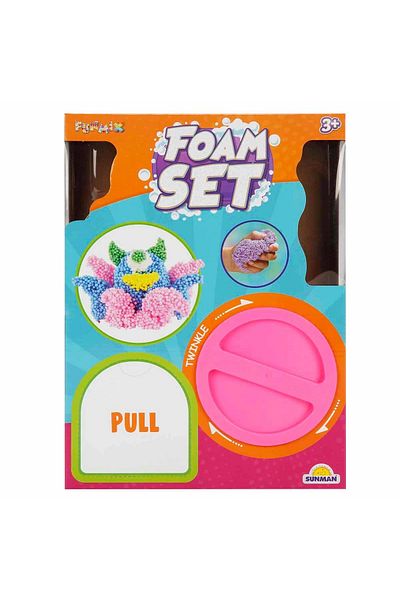 TOYFEST مجموعة سلايم رغوية ملونة - عبوة من 5 قطع